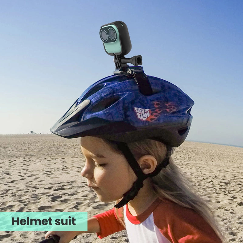 Camera helmet attachment